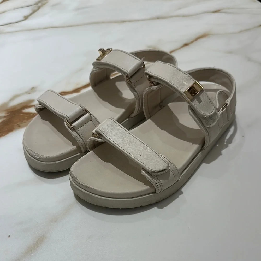 Steve Madden Cream Sandals